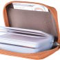 Genuine Leather Credit Card Holder Zipper Wallet with 26 Card Slots