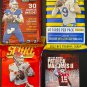 One Each 2021, 2022 and 2023 Score JUMBO FAT Football Packs (110 Cards - Tons o