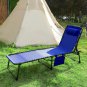Chaise Lounge Chair 5-Position, for Outside, Upgraded Adjustable Sun Lounger, Fo