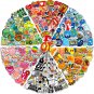 500 Pcs Random Stickers Pack, Large Size 2.5-3.5 Inch Colorful Vinyl Waterproof