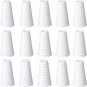 Pull Cord Tassels 20Pcs White Plastic Window Blind Cord Knobs Drops Pull End for