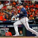 The Atlanta Braves Are World Champions. Freddie Freeman at the Plate during the