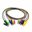 5Pcs 14 Gauge Jumper Wires Alligator Clips Heavy Duty Silicone Test Leads with I