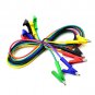 5Pcs 14 Gauge Jumper Wires Alligator Clips Heavy Duty Silicone Test Leads with I