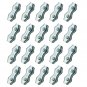 M5 Poly Rope Connectors, Wires Splicer Galvanized Steel Connectors for Electric