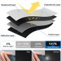 50"X57" Portable Blackout Curtains, Blinds for Windows with Hook & Loop Tapes, 1