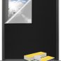 50"X57" Portable Blackout Curtains, Blinds for Windows with Hook & Loop Tapes, 1