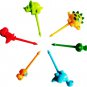 6 Pcs Cute Food Picks for Kids, Fun Pink Bear Bento Picks, Cartoon Animal Fruit
