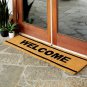 17X60 Inch Natural Coco Coir Welcome Mat, Large Oversized Door Mat, Long Entrywa