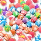 100 Pieces Small Bouncy Balls Rubber High Bouncing Balls, 0.78 Inch/ 20 Mm Bulk