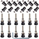 53 PCS of M5 Kayak Well Nuts M5 X 25Mm 304 Stainless Steel Screw Well Nut Kit fo