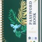 Spiral Password Keeper Book with Alphabetical Tabs - 5.2" X 7.6" Small Password