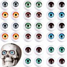 32 Pieces Halloween Eyeballs Plastic Half Eyeballs Spooky Scary Horror Props for