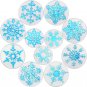 11 Pieces Snowflake Resin Molds Snowflake Silicone Moulds Snowflake Casting Soap