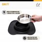 Dog Bowl with Mat - Silicone Dog Bowl Mat - anti Skid - anti Slip Pet Bowls for