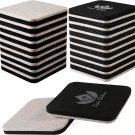 20 Pack 3In.Square Felt Sliders for Hard Surfaces-Felt Furniture Sliders - Heavy
