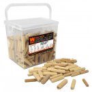 JN400D 400-Piece Fluted Dowel Pin Variety Bucket with 1/4, 5/16, and 3/8-Inch Wo