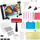 (159PCS) Diamond Painting A4 LED Light Pad Kit,Diy Dimmable Light Brightness Boa