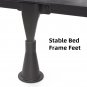 6Pcs Bed Frame Feet, Tall Sturdy Cone Shaped Legs,Prevent Sliding Plastic Bed Ri
