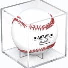 Baseball Display Case, UV Protected Acrylic Cube Baseball Holder Square Clear Bo