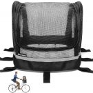 Bike Basket Cover, Removable Full Zip Opening Dog Bike Basket Cover, Easily Put