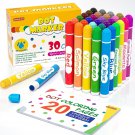 Dot Markers, 30 Colors Washable for Toddlers with Free Activity Book, Bingo Daub