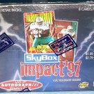 1997  SKYBOX IMPACT FOOTBALL FACTORY SEALED RETAIL BOX 18 PACKS per BOX