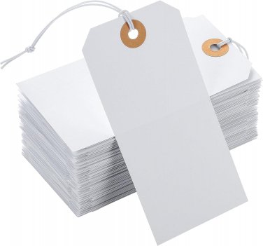 White Shipping Tags