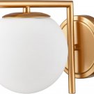 Gold Wall Sconce Mid Century Wall Light Brass Vanity Light Fixture 1 Light with