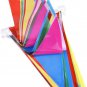 1000Ft Multicolor Pennant Banners String Bunting Flag Banner,Nylon Fabric Decora