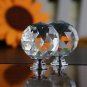 8 Pcs round Diamond 40Mmï¼1.6 Inchesï¼ Clear Glass Crystal Cabinet Knobs-Cupboard