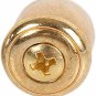 6 Pieces Mushrooms Head Guitar Strap Buttons Strap Locks Chrome (Gold)
