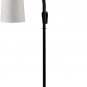 Farmhouse Floor Lamps Unique Rustic Standing Lamp , with Barrel Fabric Drum Shad