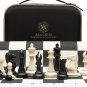 A&A Tournament Chess Set/ 20''X20'' Foldable Silicone Chess Board / 3.75'' King