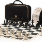 A&A Tournament Chess Set/ 20''X20'' Foldable Silicone Chess Board / 3.75'' King
