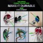 14FT Fiberglass Running Electrical Wire Cable Glow Rods Wire Pulling, Fish Rods
