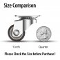 1 Inch Small Caster Wheels for Furniture Small Casters Set of 4 Total Capacity 9