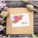 Thank You Cards, Floral Watercolor Bulk Set with Envelopes (5 X 3.7 In, 120 Pack