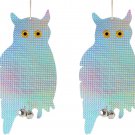 Hanging Owl Decoys to Scare Birds Away - Reflective Bird Deterrent Devices - Sca