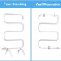 Towel Warmer and Drying Rack, Heated Towel Rack, Wall Mount & Free Standing Towe