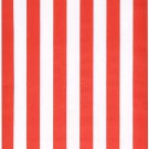 100 Red & White Stripe Guest Napkins 3 Ply Disposable Paper Pack Striped Dinner