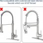 Pre Rinse Sprayer Commercial Sink Sprayer Head,1.42Gpm Spray Valve Dish Sprayer