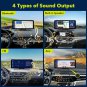 Wireless Car Stereo Carplay Android Auto with Front 2K Dash Cam, 6.86" Portable