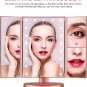 Lighted Vanity Makeup Mirror with 3X/2X Magnification,21 Leds Light and Touch Sc
