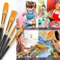 Paint Brushes Set, 20 Pcs Paint Brushes for Acrylic Painting, Oil Watercolor Acr