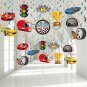 30 Pieces Race Car Party Hanging Swirls Decorations, Checkered Flags Racing Birt