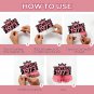 9Pcs Rose Gold 50Th Birthday Table Decorations for Women, 50 and Fabulous Decora