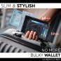 Blue | Slim Unisex Leather Wallet | Gift for Her/Him | Front Pocket Wallet | Mul