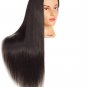 26"-28" Mannequin Head Hair Styling Training Manikin Cosmetology Doll Head Synth