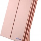 Lighted Vanity Makeup Mirror 1X/2X/3X Magnification Trifold with 36 LED Lights T